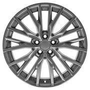 OE Wheels LX59 20x8 5x114.3 30et Gloss Hyper Silver Wheel SET