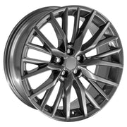 OE Wheels LX59 20x8 5x114.3 30et Gloss Hyper Silver Wheel SET
