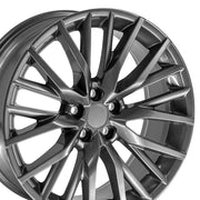 OE Wheels LX59 20x8 5x114.3 30et Gloss Hyper Silver Wheel SET