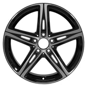 Set(4) 18x7.5 MB32 Gloss Black Machined - 5x112 +49ET