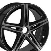 18x7.5 MB32 Gloss Black Machined - 5x112 +49ET