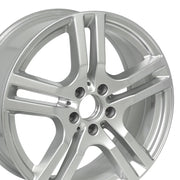 Set(4) 18x7.5 MB33 Gloss Silver - 5x112 +53ET