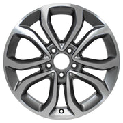 Set(4) 17x7 MB34 Gloss Gunmetal Machined - 5x112 +48.5ET