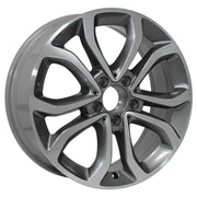 Set(4) 17x7 MB34 Gloss Gunmetal Machined - 5x112 +48.5ET