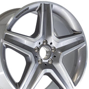 20x9 MB35 Gloss Silver Machined - 5x112 +57ET