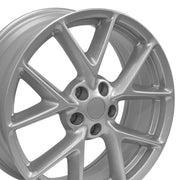 Set(4) 19x8 NS20 Gloss Silver - 5x114.3 +50ET