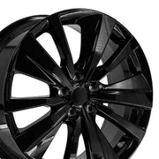 OE Wheels NS29 19x8 5x114.3 55et Gloss Black Wheel SET