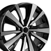 19x8 NS29 Gloss Black Machined - 5x114.3 +55ET
