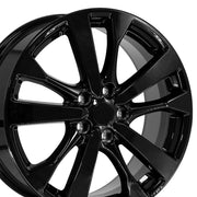 OE Wheels NS30 18x7.5 5x114.3 55et Gloss Black Wheel SET