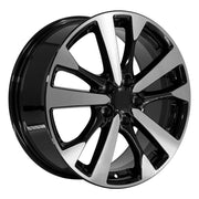 Set(4) 18x7.5 NS30 Gloss Black Machined - 5x114.3 +55ET