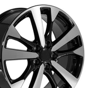 18x7.5 NS30 Gloss Black Machined - 5x114.3 +55ET