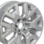 Set(4) 17x7.5 NS31 Gloss Silver - 6x114.3 +30ET