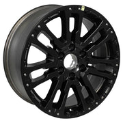 Set(4) 20x8 NS33 Satin Black - 6x139.7 +23ET with 275/55r20 Goodyear Eagle LS2 Tires