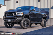 RAM 1500 REBEL 4PLAY WHEELS RIMS 4P83 22X12 35X12.5X22 FURY TIRES 6 INCH ROUGH COUNTRY LIFT BY KRIETZ CUSTOMS