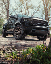 Ram TRX 1500 on 4PLAY Wheels 4P06 Bronze Finished 22x10 Wrapped in 35x12.5x22 Toyo Tires with Stock Suspension