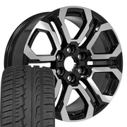 Set(4) 20x9 CV28 Gloss Black Machined - 6x139.7 +28ET with 275/55r20 Ironman iMove GEN 2 SUV Tires