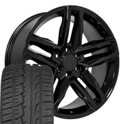 Set(4) 22x9 CV34 Gloss Black - 6x139.7 +26ET with 285/45r22 Ironman iMove GEN 2 SUV Tires