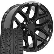 Set(4) 20x9 CV98B Gloss Black - 6x139.7 +24ET with 275/55r20 Ironman iMove GEN 2 SUV Tires