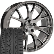 Set(4) 22x10 DG69 Gloss Hyper Black - 5x139.7 +25ET with 285/45r22 Ironman iMove GEN 2 SUV Tires
