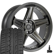 Set(4) 22x10 DF07 Satin Bronze - 6x139.7 -12ET with 285/45r22 Ironman iMove GEN 2 SUV Tires &amp; TPMS