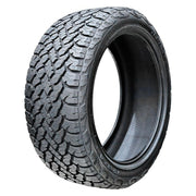 4PLAY 4P83 20x9 5x127 + 5x139.7 Gloss Black Brushed with Tinted Clear Wheels 275-55-20 TBB TS-37 AT Tires TPMS SET