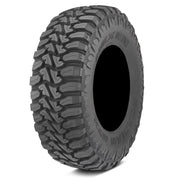 Set(4) 17x8 DF01 Gloss Black Machined - 5x127 +12ET with 33x12.50r17 Nexen Roadian MTX Tires &amp; TPMS