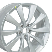 Set(4) 20x8.5 TS01 Gloss Silver - 5x114.3 +35ET