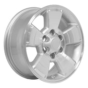 Set(4) 17x7.5 TY09 Gloss Silver Machined - 6x139.7 +30ET