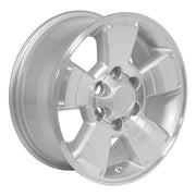 Set(4) 17x7.5 TY09 Gloss Silver Machined - 6x139.7 +30ET