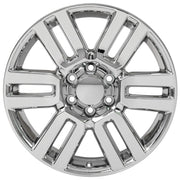 Set(4) 20x7 TY10 Chrome - 6x139.7 +15ET