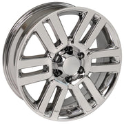 Set(4) 20x7 TY10 Chrome - 6x139.7 +15ET