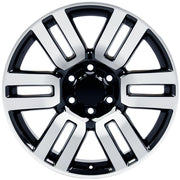 20x7 TY10 Gloss Black Machined - 6x139.7 +15ET