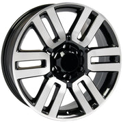 20x7 TY10 Gloss Black Machined - 6x139.7 +15ET