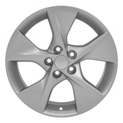 Set(4) 18x7.5 TY12 Gloss Silver - 5x114.3 +45ET