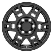 OE Wheels TY16 17x7 6x139.7 4et Matte Black Wheel SET