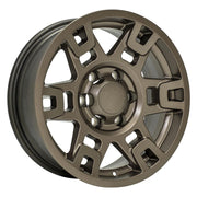 OE Wheels TY16 17x7 6x139.7 4et Satin Bronze Wheel SET