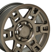 Set(4) 17x7 TY16B Satin Bronze - 6x139.7 +4ET