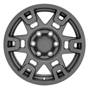 OE Wheels TY16 17x7 6x139.7 4et Satin Graphite Wheel SET