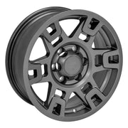 OE Wheels TY16 17x7 6x139.7 4et Satin Graphite Wheel SET