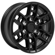 OE Wheels TY17 16x7 6x139.7 13et Satin Black Wheel SET