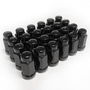 OE Wheels CA82 22x9 6x139.7 Gloss Black Wheels 285-45-22 Bridgestone Dueler Alenza HL Tires TPMS Lugs SET