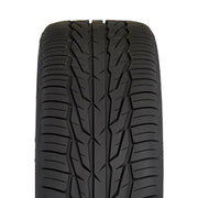 OE Wheels CV04 17x9.5 5x120.65 Gloss Black Machined Lip Wheels 275-40-17 Toyo Extensa HP II Tires SET