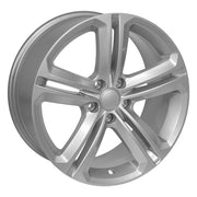 18x8 VW18 Gloss Silver - 5x112 +41ET