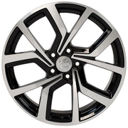 VW29 Gloss Black Machined