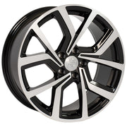 VW29 Gloss Black Machined
