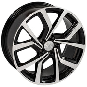 VW29 Gloss Black Machined