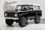 FORD BRONCO CLASSIC BARRETT-JACKSON 4PLAY WHEELS 4P08 GUNMETAL 20X10 G2 SERIES 33X12.5X20 TIRE