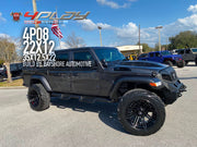 JEEP GLADIATOR 4PLAY WHEELS 4P08 G2 SERIES 22X12 35X12.5X22 TIRES BAYSHORE AUTOMOTIVE