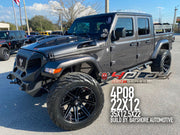 JEEP GLADIATOR 4PLAY WHEELS 4P08 G2 SERIES 22X12 35X12.5X22 TIRES BAYSHORE AUTOMOTIVE