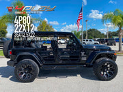 JEEP WRANGLER 4PLAY WHEELS 4P80 G2 SERIES 22X10 35X12.5X22 TIRE BAYSHORE AUTOMOTIVE